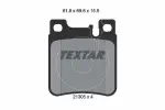 TEXTAR Piduriklotsi komplekt,  ketaspidur Q+ 2130501