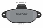 TEXTAR Piduriklotsi komplekt,  ketaspidur Q+ 2136502