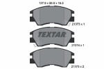 TEXTAR Piduriklotsi komplekt,  ketaspidur 2137301