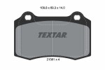 TEXTAR Piduriklotsi komplekt,  ketaspidur Q+ 2138104
