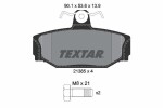 TEXTAR Piduriklotsi komplekt, ketaspidur Q+ 2138501