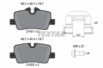 TEXTAR  Piduriklotsi komplekt,ketaspidur Q+ 2142101