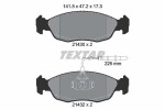 TEXTAR Piduriklotsi komplekt,  ketaspidur Q+ 2143001