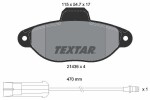 TEXTAR Piduriklotsi komplekt,  ketaspidur Q+ 2143603