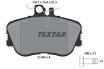 TEXTAR Piduriklotsi komplekt,  ketaspidur Q+ 2143905