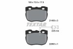 TEXTAR Piduriklotsi komplekt,  ketaspidur 2145905