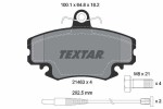 TEXTAR Piduriklotsi komplekt,  ketaspidur Q+ 2146304