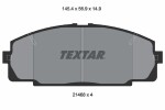 TEXTAR Piduriklotsi komplekt,  ketaspidur 2146801