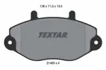 TEXTAR Piduriklotsi komplekt,  ketaspidur 2146901