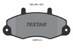 TEXTAR Piduriklotsi komplekt,  ketaspidur 2147001