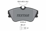 TEXTAR Piduriklotsi komplekt,  ketaspidur Q+ 2147902