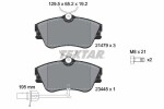 TEXTAR Piduriklotsi komplekt,  ketaspidur Q+ 2147903