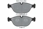 TEXTAR Piduriklotsi komplekt,  ketaspidur Q+ 2148401