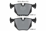 TEXTAR Piduriklotsi komplekt,  ketaspidur Q+ 2148701