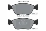 TEXTAR Piduriklotsi komplekt,  ketaspidur Q+ 2149201
