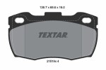 TEXTAR Piduriklotsi komplekt,  ketaspidur Q+ 2151901
