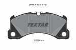 TEXTAR Piduriklotsi komplekt,  ketaspidur Q+ 2152401