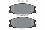 TEXTAR Piduriklotsi komplekt,  ketaspidur 2154302