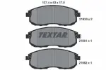TEXTAR Piduriklotsi komplekt,  ketaspidur 2156101