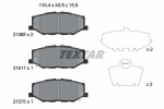 TEXTAR Piduriklotsi komplekt,  ketaspidur 2156801
