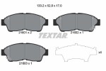 TEXTAR Piduriklotsi komplekt,  ketaspidur 2160101