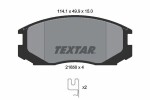TEXTAR Piduriklotsi komplekt,  ketaspidur 2165001