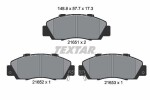 TEXTAR Piduriklotsi komplekt,  ketaspidur 2165101