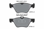 TEXTAR Piduriklotsi komplekt,  ketaspidur Q+ 2167001