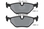 TEXTAR Piduriklotsi komplekt,  ketaspidur Q+ 2169103
