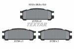 TEXTAR Piduriklotsi komplekt,  ketaspidur 2170301