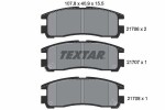 TEXTAR Piduriklotsi komplekt,  ketaspidur 2170602