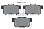 TEXTAR Piduriklotsi komplekt,  ketaspidur Q+ 2171901