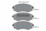 TEXTAR Piduriklotsi komplekt,  ketaspidur 2172501