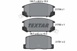 TEXTAR Piduriklotsi komplekt,  ketaspidur 2175901