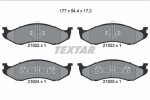 TEXTAR Piduriklotsi komplekt,  ketaspidur 2182202
