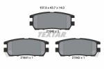 TEXTAR Piduriklotsi komplekt,  ketaspidur 2184002