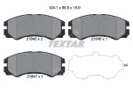 TEXTAR Piduriklotsi komplekt,  ketaspidur 2184501