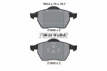 TEXTAR Piduriklotsi komplekt,  ketaspidur Q+ 2184802