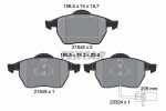 TEXTAR Piduriklotsi komplekt,  ketaspidur Q+ 2184903
