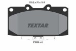 TEXTAR Piduriklotsi komplekt,  ketaspidur 2185401