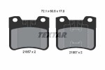 TEXTAR Piduriklotsi komplekt,  ketaspidur Q+ 2185701