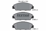 TEXTAR Piduriklotsi komplekt,  ketaspidur 2187901
