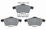TEXTAR Piduriklotsi komplekt,  ketaspidur Q+ 2188302