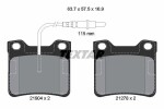 TEXTAR Piduriklotsi komplekt,  ketaspidur Q+ 2190403