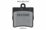 TEXTAR Piduriklotsi komplekt,  ketaspidur Q+ 2191901