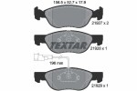 TEXTAR Piduriklotsi komplekt,  ketaspidur Q+ 2192701
