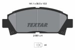 TEXTAR Piduriklotsi komplekt,  ketaspidur 2196102