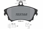TEXTAR Piduriklotsi komplekt,  ketaspidur Q+ 2198304