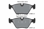 TEXTAR Piduriklotsi komplekt,  ketaspidur Q+ 2199003