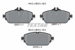 TEXTAR Piduriklotsi komplekt,  ketaspidur Q+ 2203101